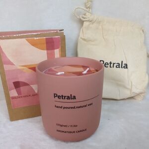 Petrala Golden Hour 6pm Candle 11.3 oz 2-Wick Scented Soy Wax Aromatique